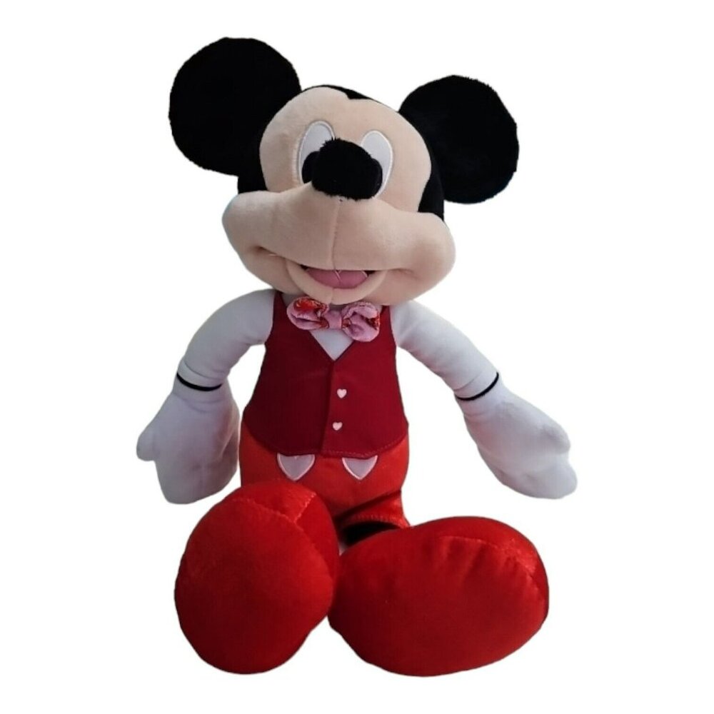 Just Play Disney Mickey Mouse Valentine’s Day Plush Doll 19”